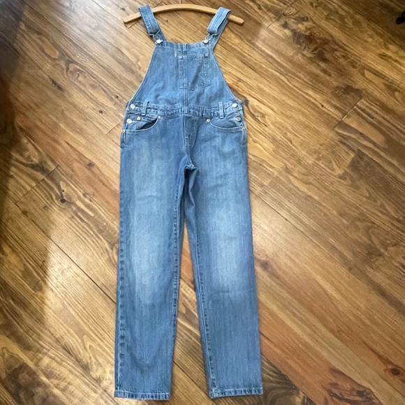 Levi's Classic Blue Women's Crisscross Overalls Size Small Heritage - Picture 2 of 10